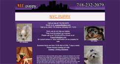 Desktop Screenshot of nycpuppy.com